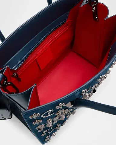 Christian Louboutin Paloma Medium Top-Handle Bag in Suede with Loubinthesky Spikes | Thumbnail 10 Christian Louboutin Paloma Medium Top-Handle Bag in Suede with Loubinthesky Spikes | Thumbnail 10