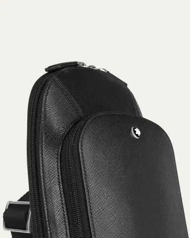 Montblanc Men's Sartorial Leather Sling Bag | Thumbnail 4 Montblanc Men's Sartorial Leather Sling Bag | Thumbnail 4