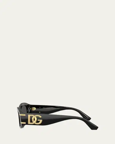 Dolce & Gabbana DG4502 Oval Acetate Sunglasses | Thumbnail 3 Dolce & Gabbana DG4502 Oval Acetate Sunglasses | Thumbnail 3