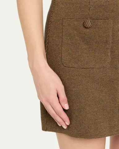 Diane von Furstenberg Waverly Houndstooth Knit Mini Skirt | Thumbnail 5 Diane von Furstenberg Waverly Houndstooth Knit Mini Skirt | Thumbnail 5