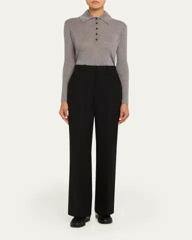 A.L.C. Alex Long-Sleeve Ribbed Wool Top | Thumbnail 2 A.L.C. Alex Long-Sleeve Ribbed Wool Top | Thumbnail 2