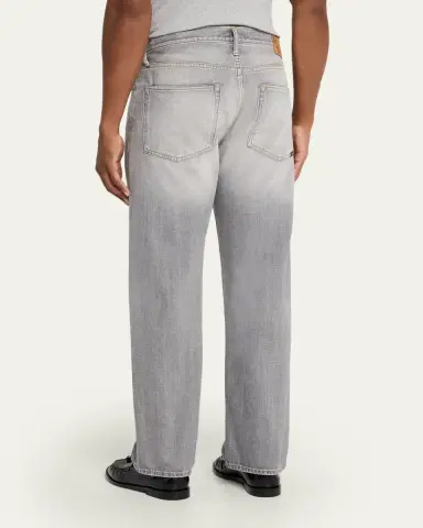 The Seven Continents Men's Jack Grey Denim Relaxed-Fit Jeans | Thumbnail 3 The Seven Continents Men's Jack Grey Denim Relaxed-Fit Jeans | Thumbnail 3