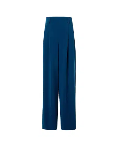 Akris punto Florina High-Rise Pleated Crepe Wide-Leg Pants | Thumbnail 1 Akris punto Florina High-Rise Pleated Crepe Wide-Leg Pants | Thumbnail 1