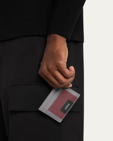 Loewe x Albers Men's Plain Leather Cardholder | Thumbnail 2 Loewe x Albers Men's Plain Leather Cardholder | Thumbnail 2