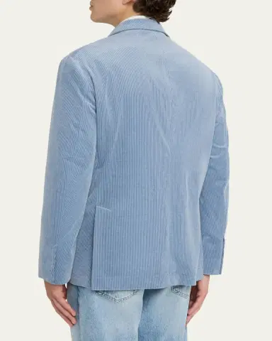 Brunello Cucinelli Men's Cotton and Cashmere Corduroy Sport Coat | Thumbnail 3 Brunello Cucinelli Men's Cotton and Cashmere Corduroy Sport Coat | Thumbnail 3