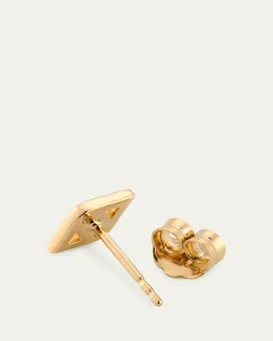 Sydney Evan Fluted Evil Eye Stud Earring, Single | Thumbnail 4 Sydney Evan Fluted Evil Eye Stud Earring, Single | Thumbnail 4