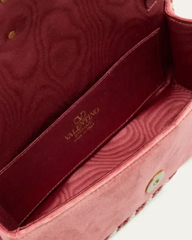 Valentino Garavani Loco VLOGO Velvet Clutch Bag | Thumbnail 12 Valentino Garavani Loco VLOGO Velvet Clutch Bag | Thumbnail 12