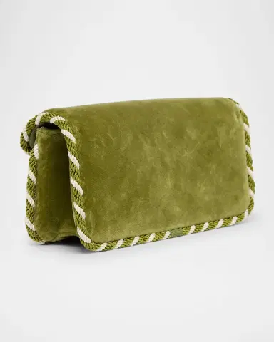 Valentino Garavani Loco VLOGO Velvet Clutch Bag | Thumbnail 14 Valentino Garavani Loco VLOGO Velvet Clutch Bag | Thumbnail 14