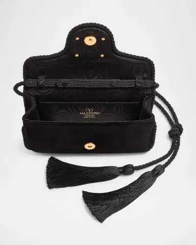 Valentino Garavani Loco VLOGO Velvet Clutch Bag | Thumbnail 18 Valentino Garavani Loco VLOGO Velvet Clutch Bag | Thumbnail 18