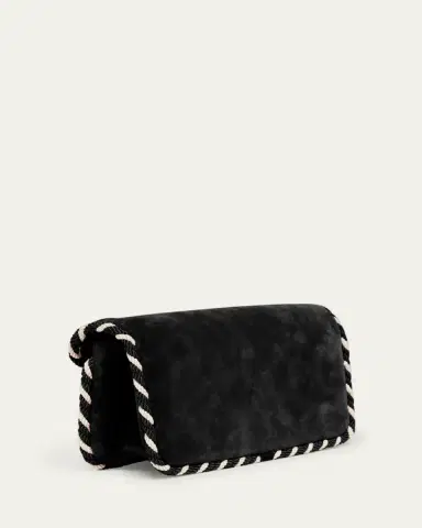 Valentino Garavani Loco VLOGO Velvet Clutch Bag | Thumbnail 3 Valentino Garavani Loco VLOGO Velvet Clutch Bag | Thumbnail 3