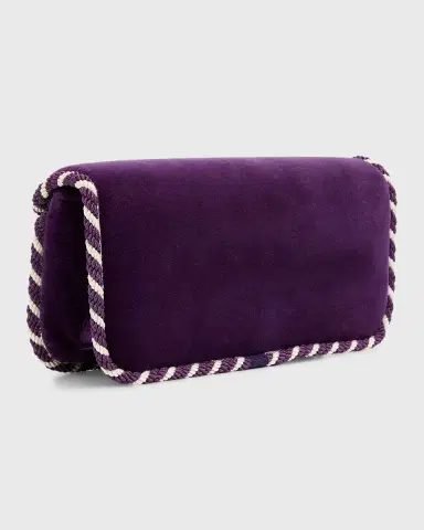 Valentino Garavani Loco VLOGO Velvet Clutch Bag | Thumbnail 22 Valentino Garavani Loco VLOGO Velvet Clutch Bag | Thumbnail 22
