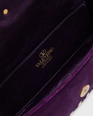 Valentino Garavani Loco VLOGO Velvet Clutch Bag | Thumbnail 23 Valentino Garavani Loco VLOGO Velvet Clutch Bag | Thumbnail 23