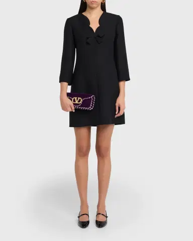 Valentino Garavani Loco VLOGO Velvet Clutch Bag | Thumbnail 24 Valentino Garavani Loco VLOGO Velvet Clutch Bag | Thumbnail 24