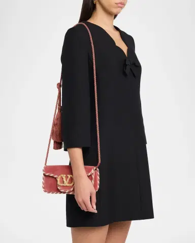 Valentino Garavani Loco VLOGO Velvet Clutch Bag | Thumbnail 26 Valentino Garavani Loco VLOGO Velvet Clutch Bag | Thumbnail 26