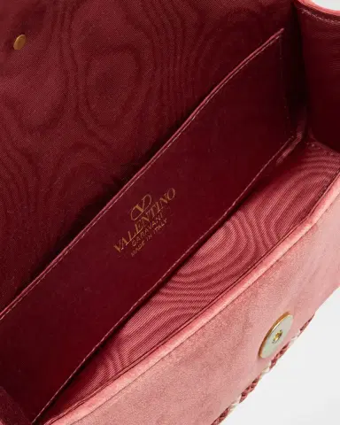 Valentino Garavani Loco VLOGO Velvet Clutch Bag | Thumbnail 28 Valentino Garavani Loco VLOGO Velvet Clutch Bag | Thumbnail 28