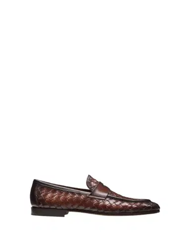 Magnanni Men's Hyde Woven Leather Penny Loafers | Thumbnail 1 Magnanni Men's Hyde Woven Leather Penny Loafers | Thumbnail 1