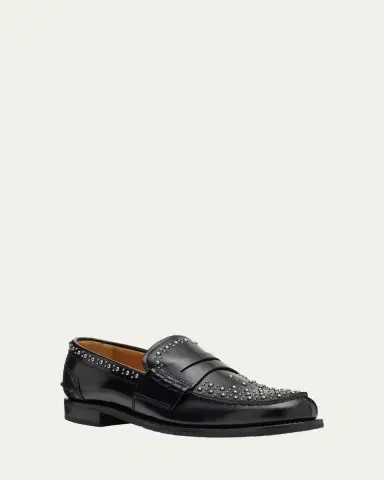 Church's Pembrey Studded Leather Penny Loafers | Thumbnail 3 Church's Pembrey Studded Leather Penny Loafers | Thumbnail 3