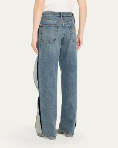 MM6 MAISON MARGIELA Deconstructed Straight-Leg Jeans | Thumbnail 2 MM6 MAISON MARGIELA Deconstructed Straight-Leg Jeans | Thumbnail 2