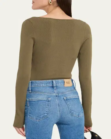 Ramy Brook Lylia Ribbed Wavy U-Ring Top | Thumbnail 3 Ramy Brook Lylia Ribbed Wavy U-Ring Top | Thumbnail 3