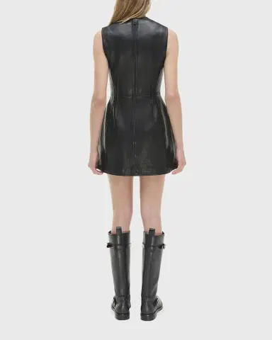 Simkhai Juliette Sleeveless Leather Midi Dress | Thumbnail 7 Simkhai Juliette Sleeveless Leather Midi Dress | Thumbnail 7