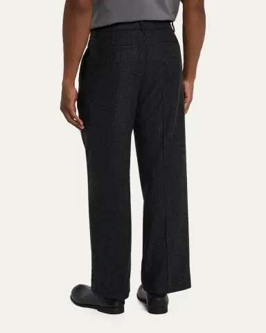 Frame Men's Pinstripe Wide Leg Trousers | Thumbnail 7 Frame Men's Pinstripe Wide Leg Trousers | Thumbnail 7