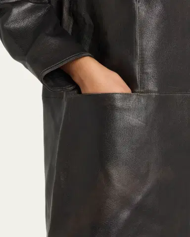 SIMKHAI Autumn Leather Jacket | Thumbnail 5 SIMKHAI Autumn Leather Jacket | Thumbnail 5