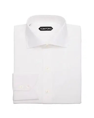 TOM FORD Men's Cotton Slim-Fit Dress Shirt | Thumbnail 1 TOM FORD Men's Cotton Slim-Fit Dress Shirt | Thumbnail 1