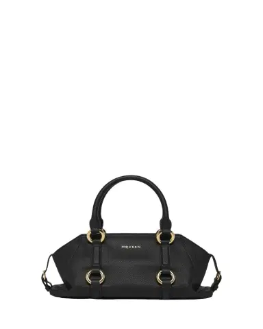 McQueen Farringdon Small Elongated Calf Leather Crossbody Bag | Thumbnail 1 McQueen Farringdon Small Elongated Calf Leather Crossbody Bag | Thumbnail 1