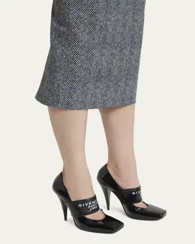 Givenchy Label Patent Leather Pumps | Thumbnail 2 Givenchy Label Patent Leather Pumps | Thumbnail 2