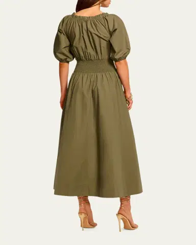 Ramy Brook Laura Puff-Sleeve Midi Shirtdress | Thumbnail 6 Ramy Brook Laura Puff-Sleeve Midi Shirtdress | Thumbnail 6