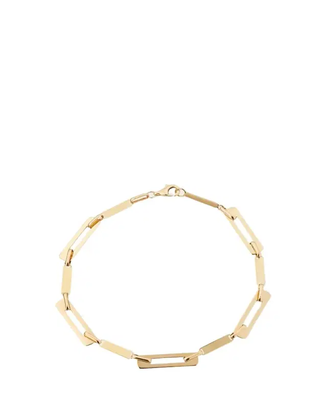 Mega Interlocking 14K Gold Bracelet Mega Interlocking 14K Gold Bracelet