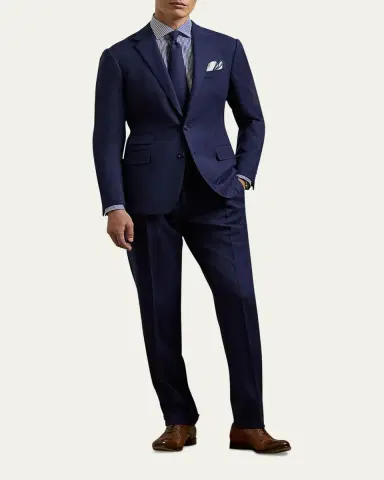 Ralph Lauren Purple Label Men's Kent Handmade Escorial Wool Suit | Thumbnail 2 Ralph Lauren Purple Label Men's Kent Handmade Escorial Wool Suit | Thumbnail 2