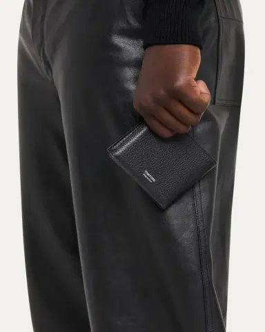 TOM FORD Men's Leather Elongated T Line Bifold Wallet | Thumbnail 2 TOM FORD Men's Leather Elongated T Line Bifold Wallet | Thumbnail 2