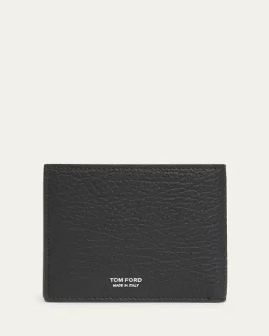 TOM FORD Men's Leather Elongated T Line Bifold Wallet | Thumbnail 3 TOM FORD Men's Leather Elongated T Line Bifold Wallet | Thumbnail 3