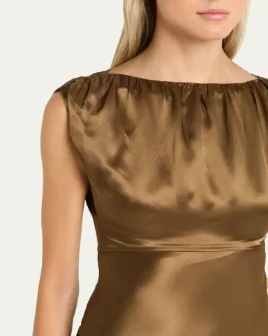 ANNA QUAN Ophelia Satin Column Dress | Thumbnail 5 ANNA QUAN Ophelia Satin Column Dress | Thumbnail 5