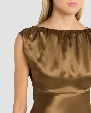 ANNA QUAN Ophelia Satin Column Dress | Thumbnail 9 ANNA QUAN Ophelia Satin Column Dress | Thumbnail 9