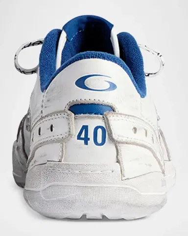 Balenciaga Men's Hamptons Calfskin Low-Top Sneakers | Thumbnail 9 Balenciaga Men's Hamptons Calfskin Low-Top Sneakers | Thumbnail 9