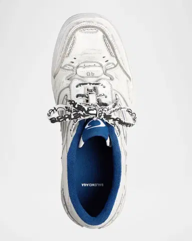 Balenciaga Men's Hamptons Calfskin Low-Top Sneakers | Thumbnail 10 Balenciaga Men's Hamptons Calfskin Low-Top Sneakers | Thumbnail 10