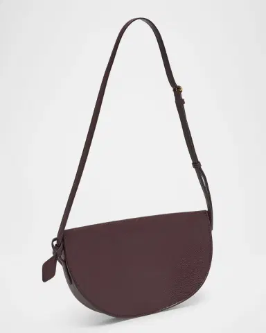 Alaïa East-West Curved Goatskin Leather Shoulder Bag | Thumbnail 11 Alaïa East-West Curved Goatskin Leather Shoulder Bag | Thumbnail 11