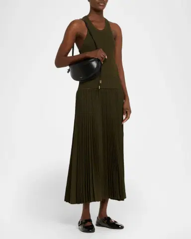Alaïa East-West Curved Goatskin Leather Shoulder Bag | Thumbnail 18 Alaïa East-West Curved Goatskin Leather Shoulder Bag | Thumbnail 18