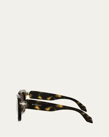 BVLGARI Serpenti Forever 55mm Acetate Butterfly Sunglasses | Thumbnail 3 BVLGARI Serpenti Forever 55mm Acetate Butterfly Sunglasses | Thumbnail 3