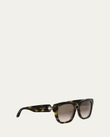 BVLGARI Serpenti Forever 55mm Acetate Butterfly Sunglasses | Thumbnail 5 BVLGARI Serpenti Forever 55mm Acetate Butterfly Sunglasses | Thumbnail 5