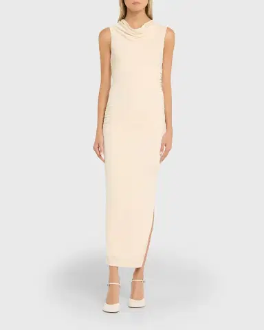 Anna Quan Amali Draped Cowl-Neck Jersey Dress | Thumbnail 6 Anna Quan Amali Draped Cowl-Neck Jersey Dress | Thumbnail 6