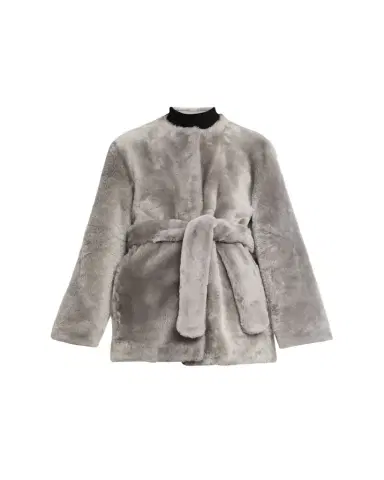 Toteme Plush Shearling Belted Coat | Thumbnail 1 Toteme Plush Shearling Belted Coat | Thumbnail 1