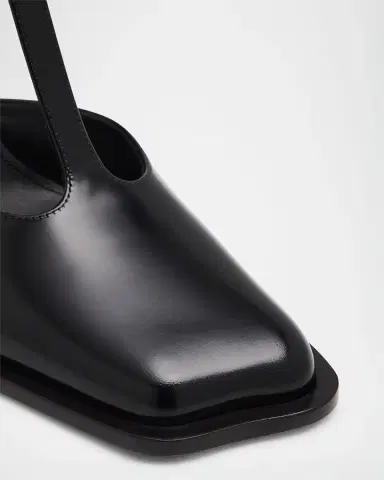 Loewe Onda Leather T-Bar Pumps | Thumbnail 9 Loewe Onda Leather T-Bar Pumps | Thumbnail 9