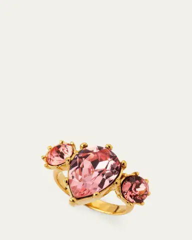 Oscar de la Renta Crystal Prong Ring | Thumbnail 3 Oscar de la Renta Crystal Prong Ring | Thumbnail 3