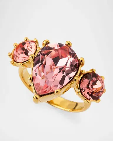 Oscar de la Renta Crystal Prong Ring | Thumbnail 6 Oscar de la Renta Crystal Prong Ring | Thumbnail 6