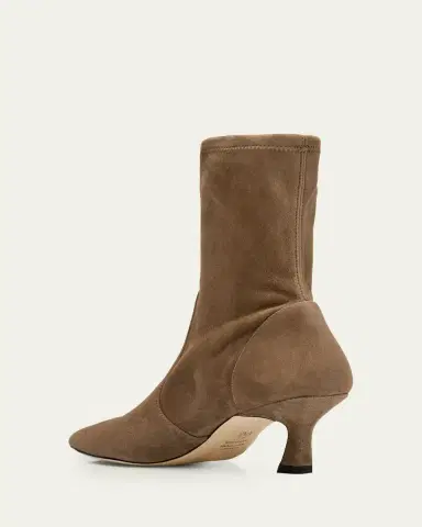 Stuart Weitzman 50mm Vinnie Suede Stretch Booties | Thumbnail 4 Stuart Weitzman 50mm Vinnie Suede Stretch Booties | Thumbnail 4