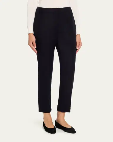 Loro Piana Ralph Cashmere Slim-Leg Ankle Trousers | Thumbnail 4 Loro Piana Ralph Cashmere Slim-Leg Ankle Trousers | Thumbnail 4