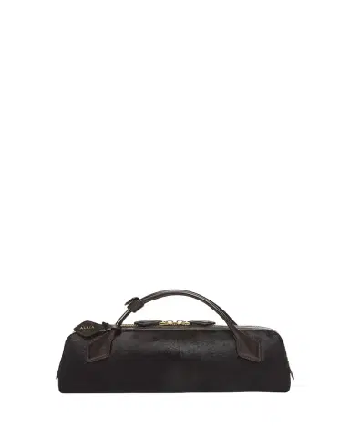 Alaïa Elongated Calf Hair Clutch Bag | Thumbnail 1 Alaïa Elongated Calf Hair Clutch Bag | Thumbnail 1